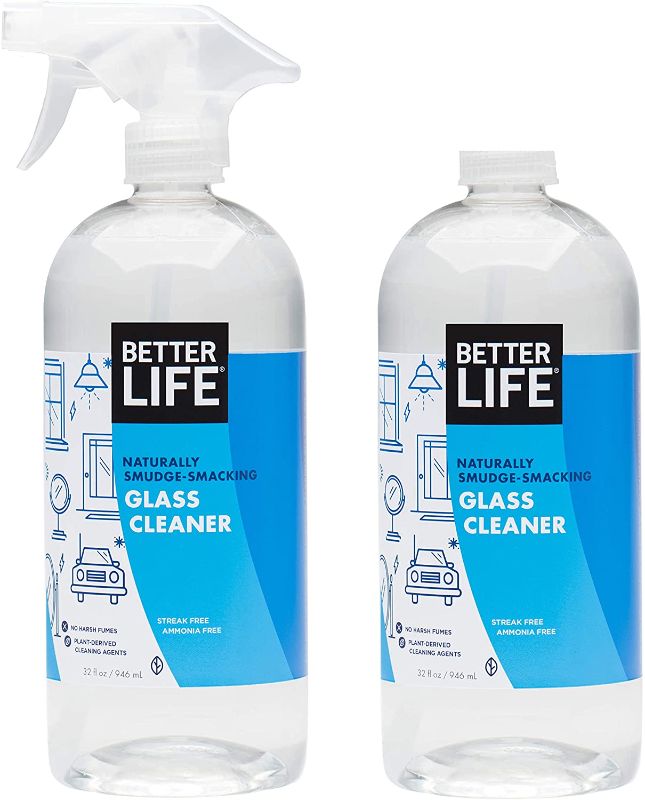 Photo 1 of Better Life Natural Streak Free Glass Cleaner, 32 Ounces (Pack of 2), 24425
