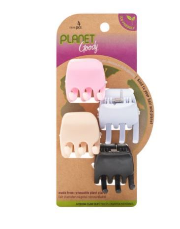 Photo 1 of 2 PACK! Goody Planet Sustainable Medium Heritage Clip Neutral, 4 count
