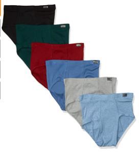 Photo 1 of Hanes Men's Tagless Assorted Briefs with Fabric-Covered Waistband
