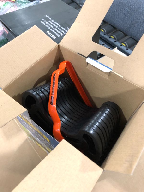 Photo 2 of Camco 43031 10ft Sidewinder RV Sewer Hose Support, Made From Sturdy Lightweight Plastic, Won't Creep Closed, Holds Hoses In Place, No Need For Straps
