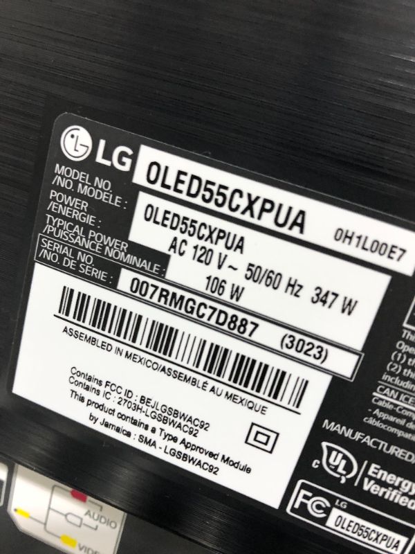 Photo 5 of LG OLED55CXPUA Alexa Built-In CX 55" 4K Smart OLED TV (2020)
