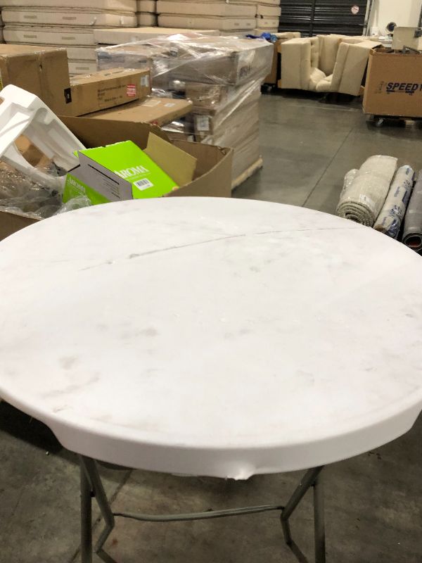 Photo 1 of 31in Wide x 44in Tall White Table