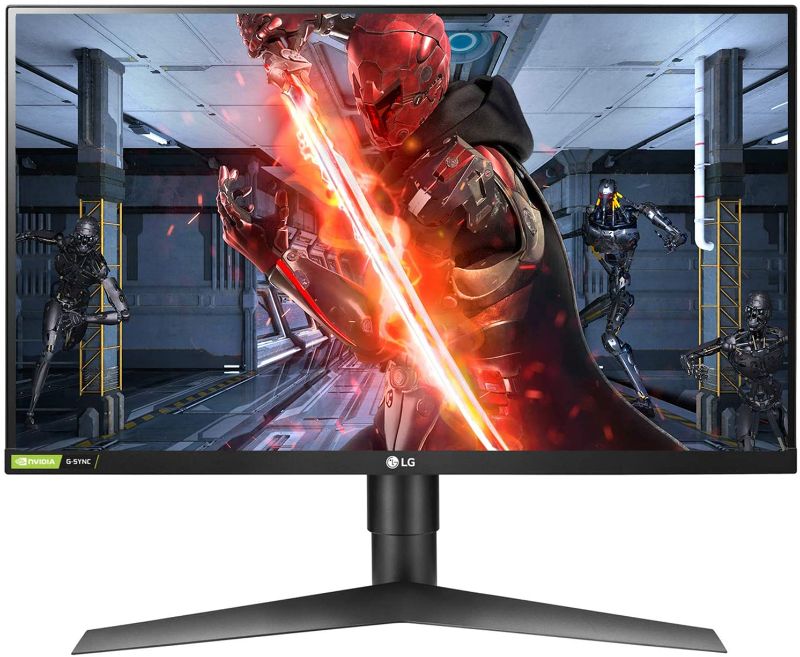 Photo 1 of PARTS! LG 27GL650F-B 27 Inch Full HD Ultragear G-Sync Compatible Gaming Monitor with 144Hz Refresh Rate and HDR 10 - Black
