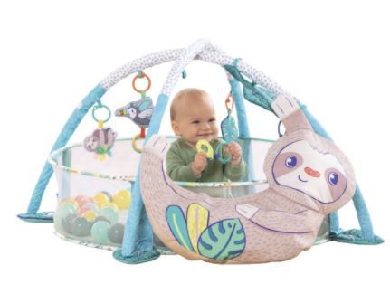 Photo 1 of Infantino 4-in-1 Jumbo Baby Activity Gym & Ball Pit (Sloth)

