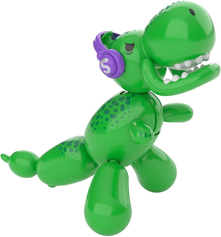 Photo 1 of Squeakee The Balloon Dino | Interactive Dinosaur Pet Toy That Stomps, Roars and Dances. Over 70+ Sounds & Reactions, Multicolor
