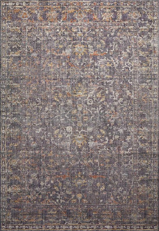 Photo 1 of Chris Loves Julia x Loloi Rosemarie ROE-04 Graphite / Multi Oriental Area Rug 2'-7" x 4'
