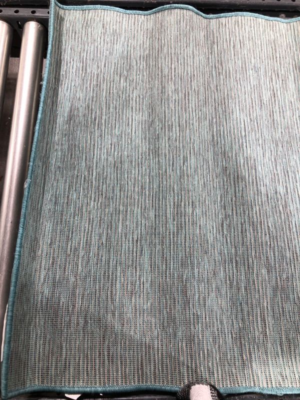 Photo 1 of 6"8 x 2"6 Runner Rug Blue