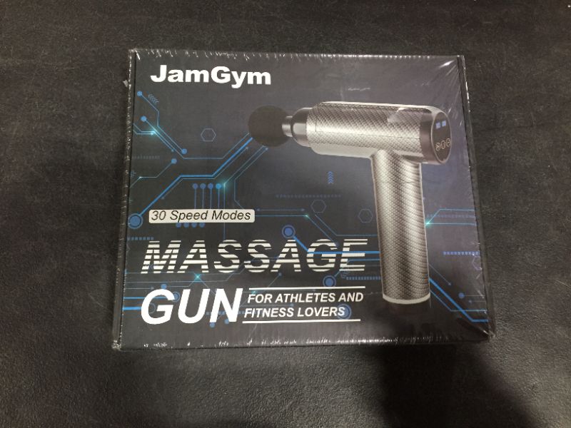 Photo 2 of Muscle Massage Gun Deep Tissue for Athletes, Percussion Electric Massagers for Neck Back, Shoulder Body Pain Relief, 30 Speeds Quiet Handheld Massager, LCD Touch Screen with 10 Heads
