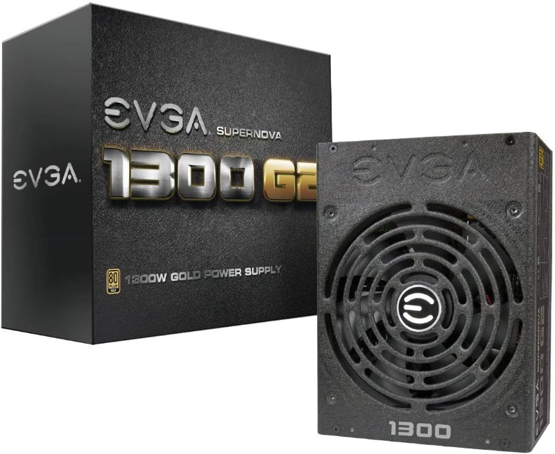 Photo 1 of EVGA SuperNOVA 1300 G2 80+ GOLD, 1300W Fully Modular NVIDIA SLI and Crossfire Ready 220-GP-1300