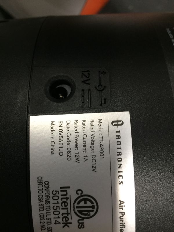 Photo 1 of Air Purifier 001, Desktop Air Cleaner with 3-in-1 True HEPA Filter