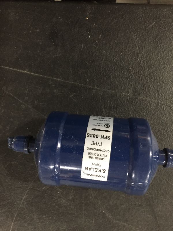 Photo 2 of PowerWell Refrigerant Filter Drier Bi-Flow Liquid Line 3/8 Sweat SFK-083S for CFC HCFC HFC Heat Pump or Straight Cool Air Conditioners from 1 to 5 Tons