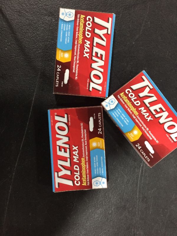 Photo 1 of 3 pack TYLENOL cold max