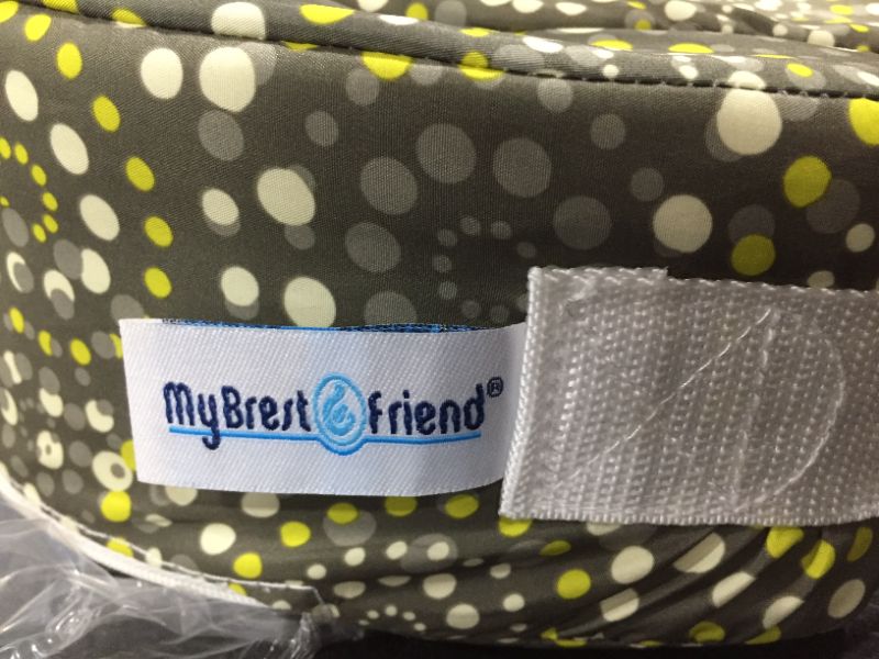 Photo 3 of My Brest Friend Original Nursing Posture Pillow, Grey & Yellow Fireworks