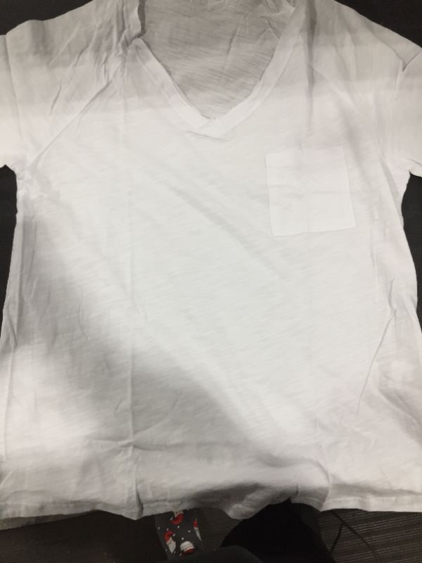 Photo 1 of MEdium white v neck tshirt