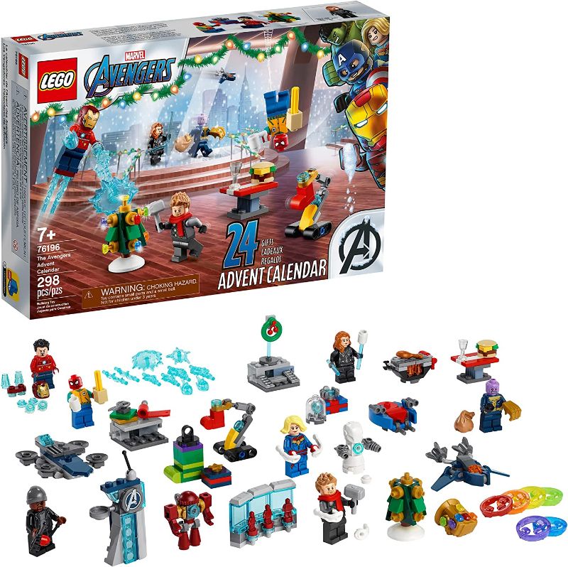 Photo 1 of LEGO Marvel The Avengers Advent Calendar 76196 Building Kit, an Awesome Gift for Fans of Super Hero Building Toys; New 