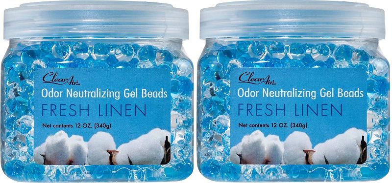 Photo 1 of Clear Air Odor Eliminator Gel Beads - Air Freshener - Eliminates Odors in Bathrooms, Cars, Boats, RVs & Pet Areas - Made with Essential Oils - Fresh...