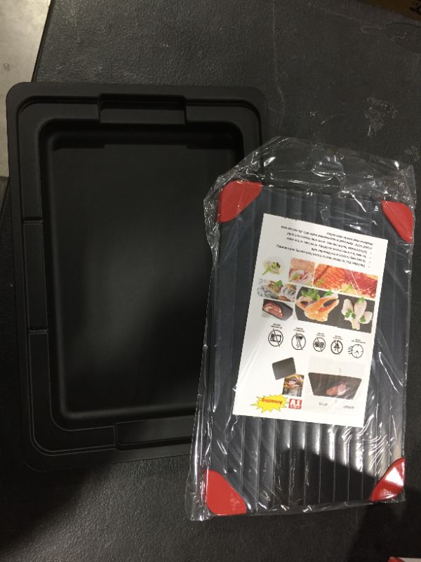 Photo 2 of Defrosting Tray for Frozen Meat Rapid and Safer Way of Thawing Food Large Size