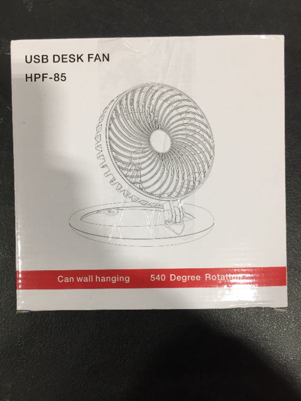 Photo 1 of  Mini Desk Fan, Air Circulator Personal Desk Fan