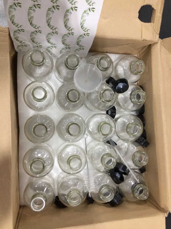 Photo 1 of 8OZ CLEAR GLASSES 3 DROPPERS (20 BOTTLES)