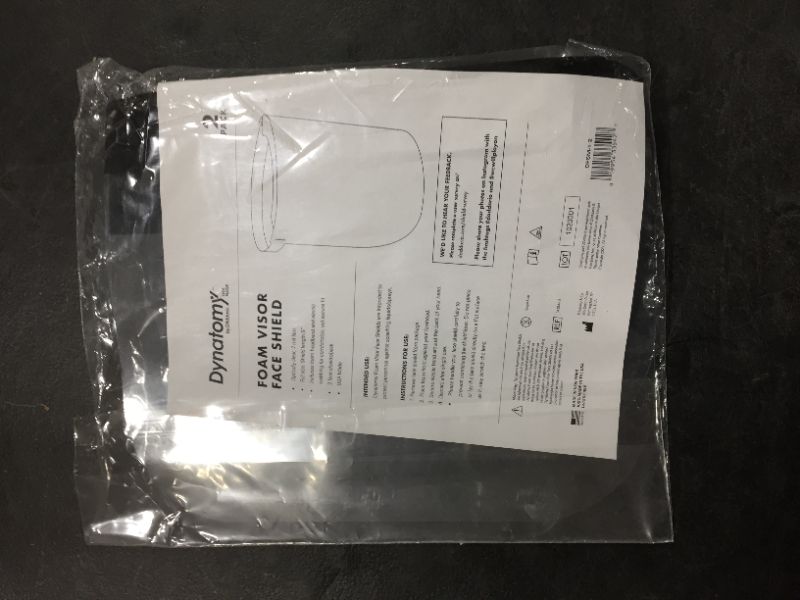 Photo 1 of DYNATOMY FACE SHIELDS 2-PACK, MADE IN USA, FULL COVERAGE PPE BY D'ADDARIO (DFSM-1-2)