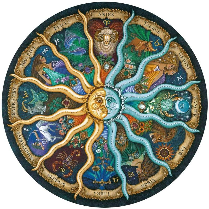 Photo 1 of Jigsaw Puzzles for Adults 500 Pieces Signs of Zodiac