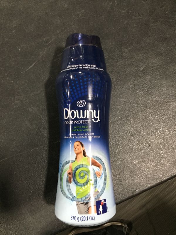 Photo 2 of Downy Odor Protect In-Wash Scent Booster Beads, Active Fresh, 20.1 oz