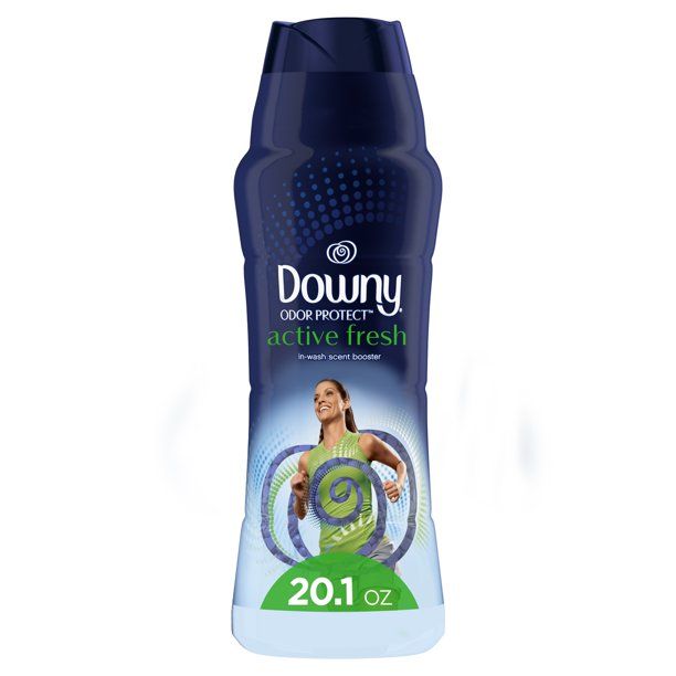 Photo 1 of Downy Odor Protect In-Wash Scent Booster Beads, Active Fresh, 20.1 oz