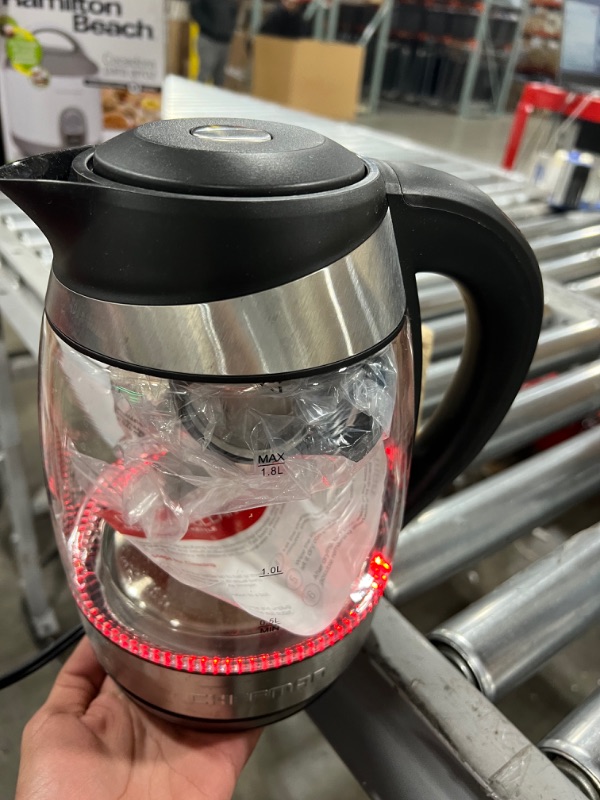 Photo 2 of Chefman Electric Kettles - Color-Changing LED Glass Kettle