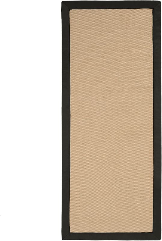 Photo 1 of Bedford Home Memory Foam Bathmat – Oversized Padded Nonslip Accent Rug for Bathroom, Kitchen, Laundry Room, Double Vanity (Black) 59.5"L x 24.5"W 