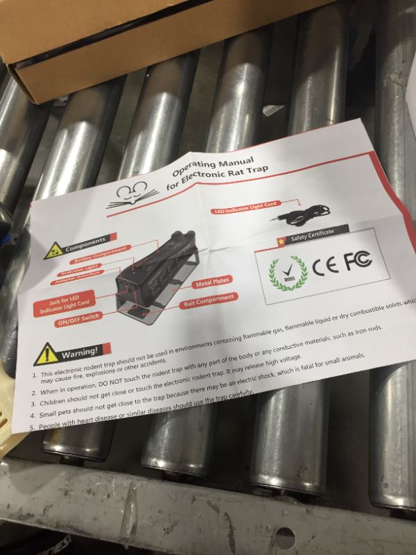 Photo 2 of Ebung Electric Mouse Trap and Rat, Rodent, Chipmunk Zapper That Work— Instant and Humane Rodent Mice Killer – Powerful 7000 V Electrical Beam – Mess-Free Operation – Works Safe and Durable
