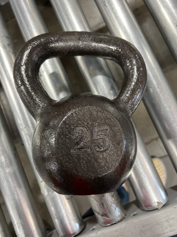 Photo 1 of All-Purpose Solid Cast Iron Kettlebell 25lbs 