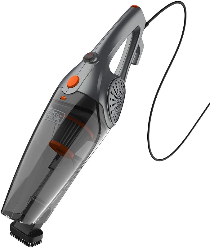 Photo 1 of Black and Decker 3 in 1 Convertible Corded Upright Stick Handheld Vacuum Cleaner w/Crevice Tool & Small Brush Attachment Accessories, Gray and Orange