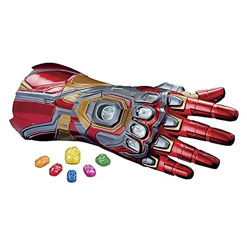 Photo 1 of Avengers Marvel Legends Series Iron Man Nano Gauntlet Articulated Electronic Fist with Lights and Authentic Movie Sounds and Removable Infinity Stones