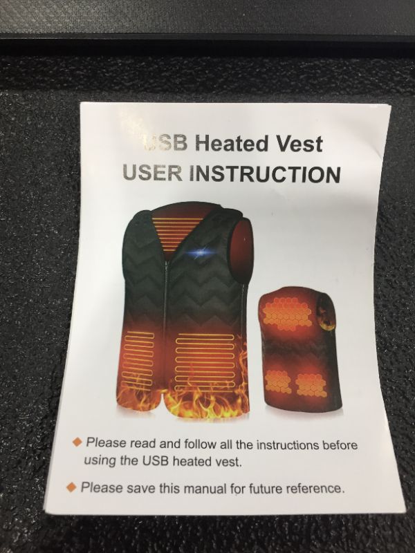 Photo 1 of Heated Vest For Man Women, Eventek USB Heated Vest Rechargeable(No Battery Included)
