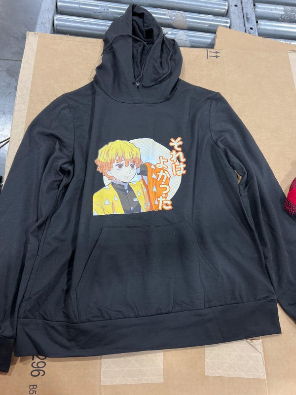 Photo 1 of Anime black sweatshirt hoodie youth Size-XL