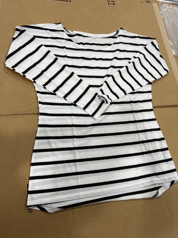 Photo 1 of women's stripped long sleeve Size-M