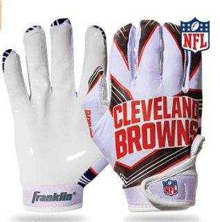 Photo 1 of Franklin Sports Youth NFL Football Receiver Gloves - Receiver Gloves For Kids - NFL Team Logos and Silicone Palm - Youth Pair - XS/S
