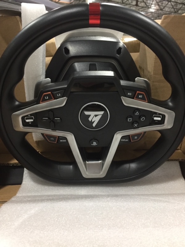 Photo 3 of Thrustmaster T248, Racing Wheel and Magnetic Pedals, HYBRID DRIVE, Magnetic Paddle Shifters, Dynamic Force Feedback, Screen with Racing Information (PS5, PS4, PC)
