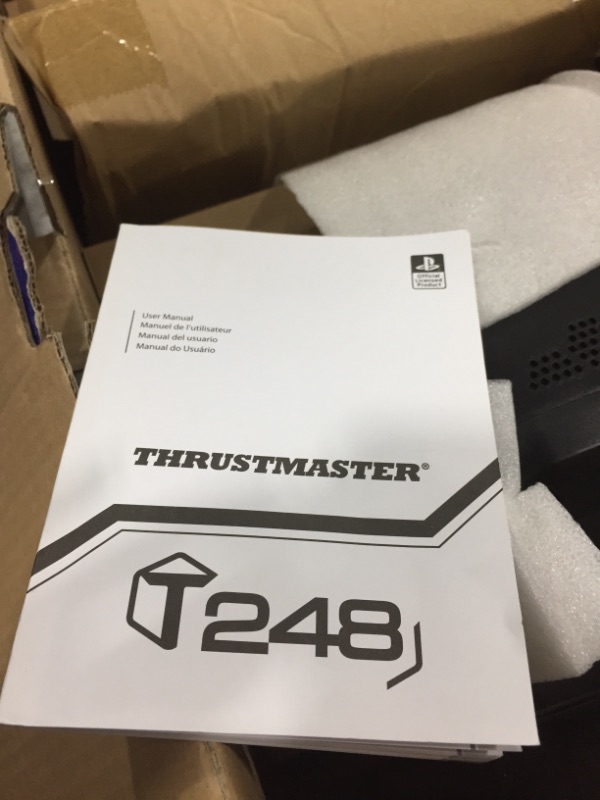 Photo 2 of Thrustmaster T248, Racing Wheel and Magnetic Pedals, HYBRID DRIVE, Magnetic Paddle Shifters, Dynamic Force Feedback, Screen with Racing Information (PS5, PS4, PC)
