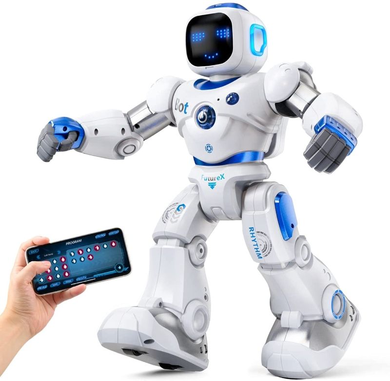 Photo 1 of Ruko Smart Robots for Kids, Large Programmable Interactive RC Robot with Voice Control, APP Control, Present for 4 5 6 7 8 9 Years Old Kids Boys and Girls
