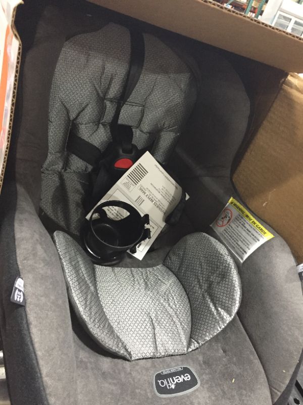 Photo 2 of Evenflo Tribute LX Harness Convertible Car Seat, Solid Print Gray