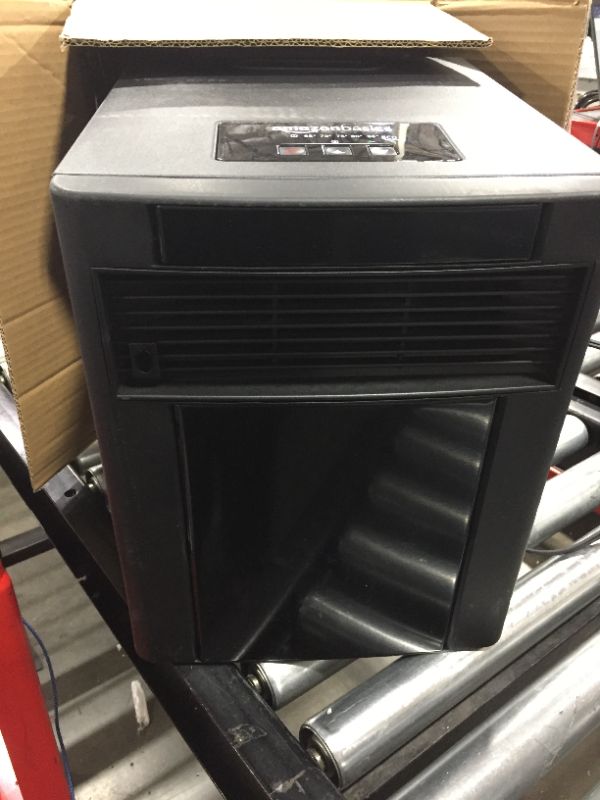 Photo 2 of Amazon Basics Portable Eco-Smart Space Heater - Black
