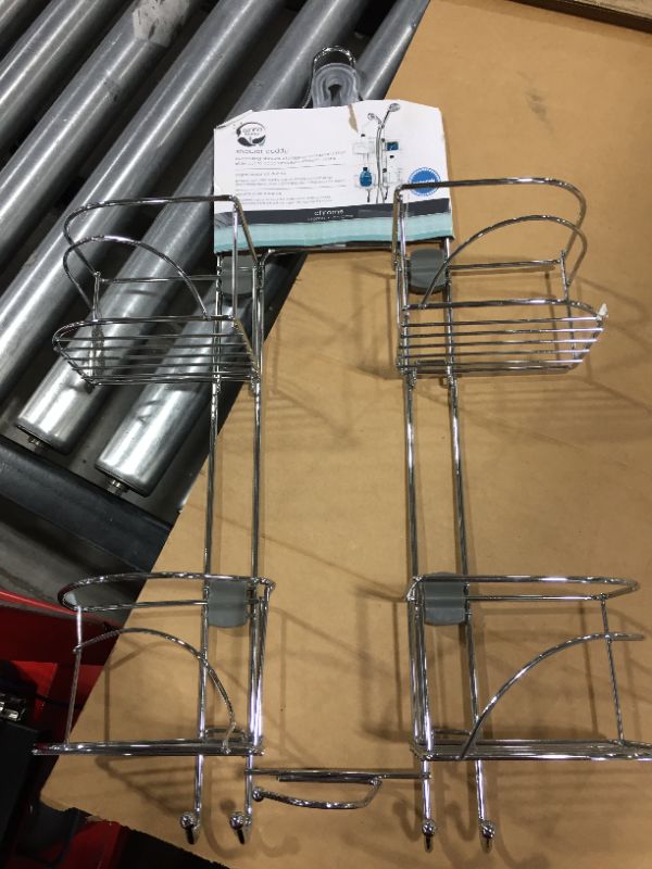 Photo 2 of Zenna Home Expandable Over-the-Shower Caddy Chrome