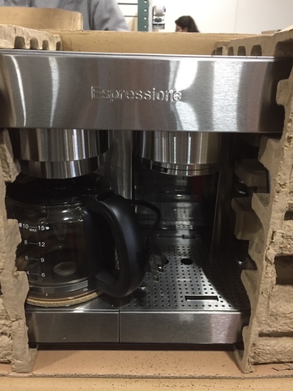 Photo 2 of Espressione Stainless Steel Machine Espresso and Coffee Maker, 1.5 L
