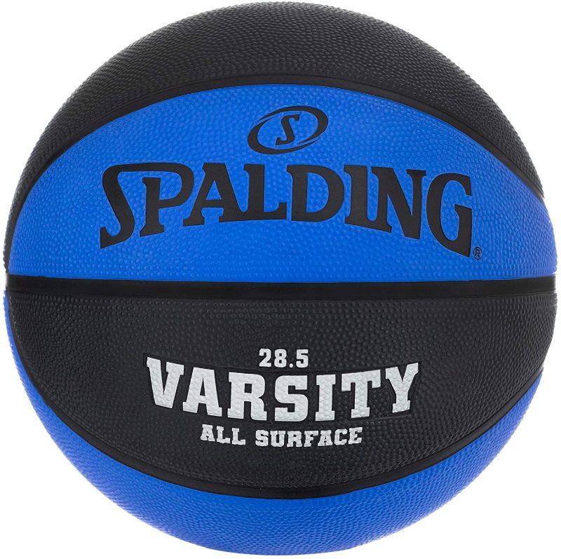 Photo 2 of Spalding Varsity Blue/Black Outdoor Basketball 28.5", Needs air