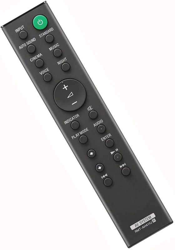 Photo 1 of RMT-AH411U Remote Control Replacement for Sony Sound Bar (Sony AV System)
