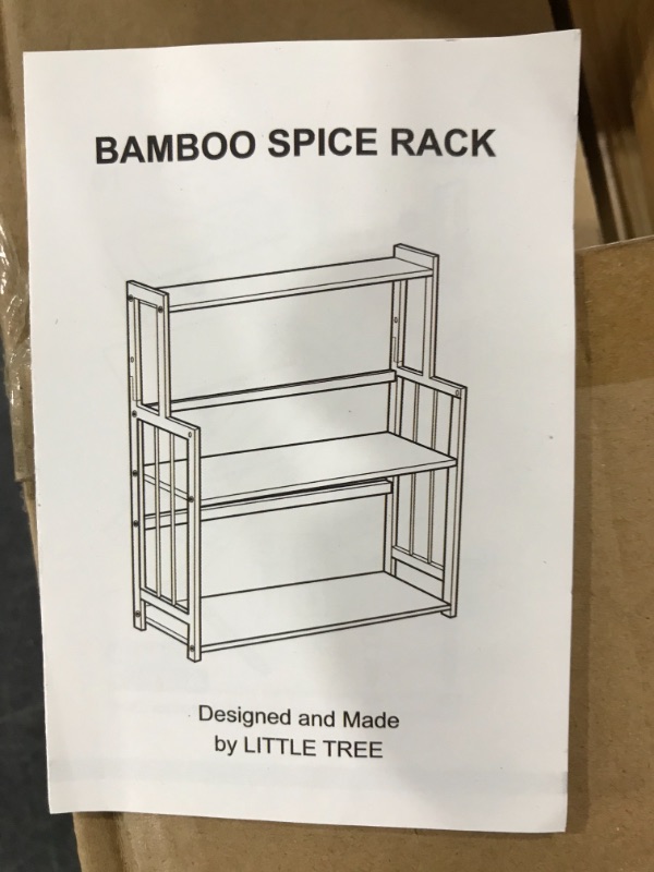 Photo 2 of BAMBOO SPICE RACK 