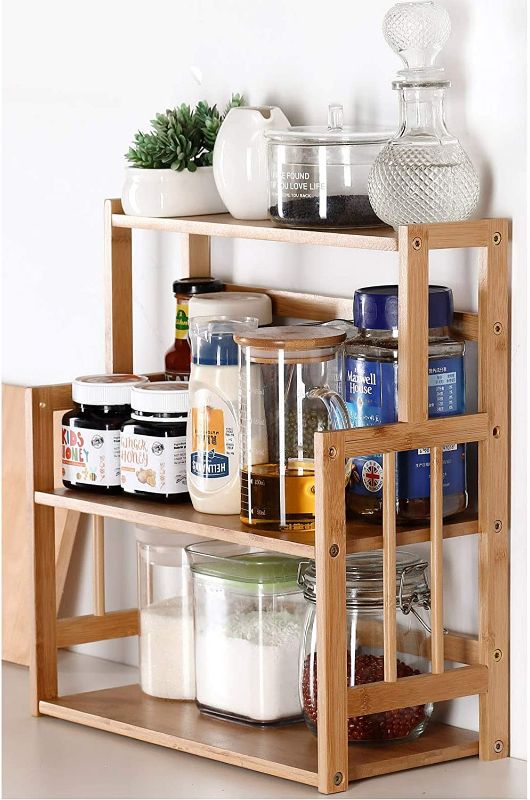 Photo 1 of BAMBOO SPICE RACK 