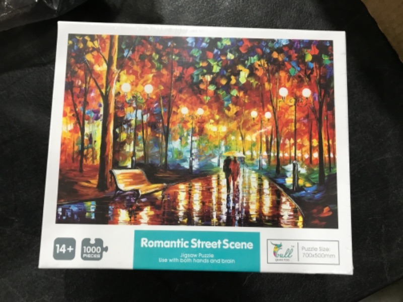 Photo 1 of 1000 piece puzzle romantic street scene