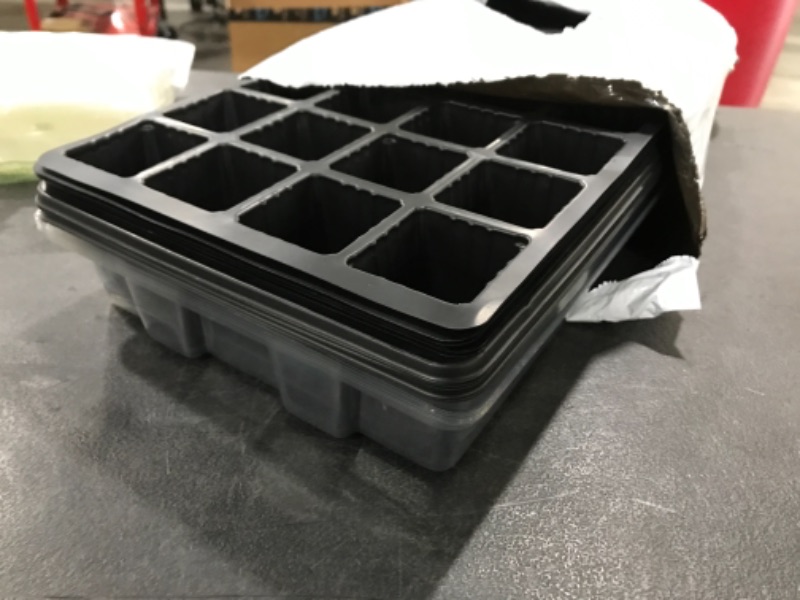 Photo 2 of 24-Cell Seed Starting Tray | Sturdy and Built to Last | Includes Bottom Tray and Humidity Dome
